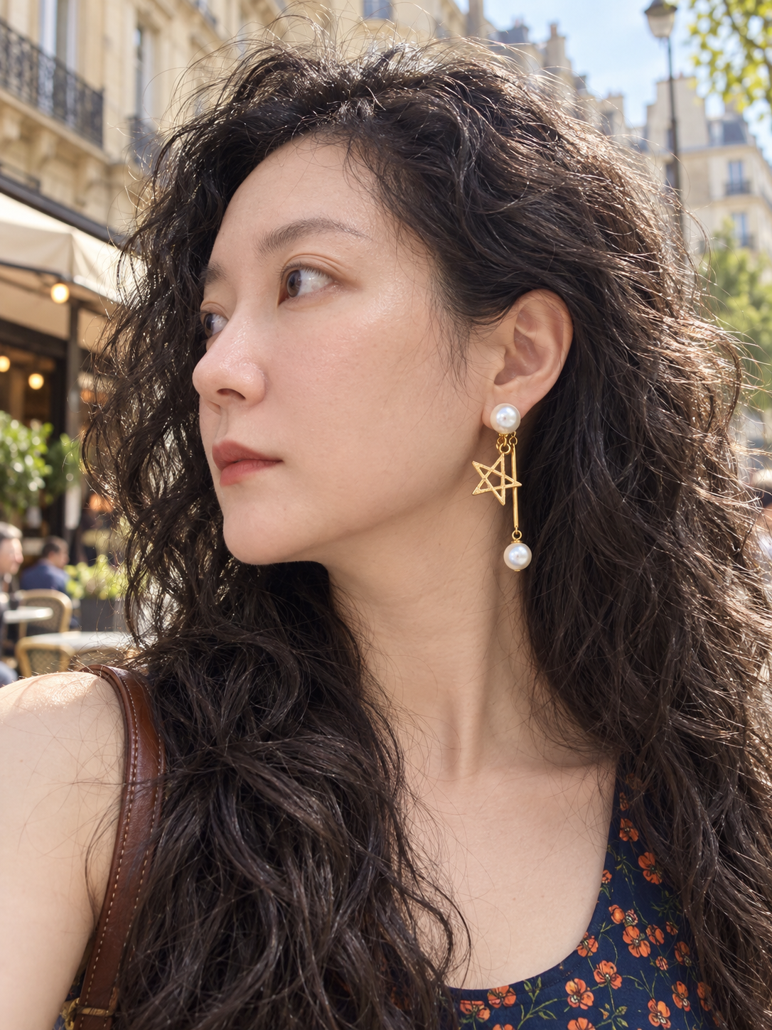 Multiple Combinations Earrings M-01 - flat lay on ceramic plate